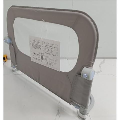 NUTIKAS Baby Bed Rail Guard for Toddlers - 35" Toddler Bed Side Rails for Crib, Twin, Full, Queen Bunk Size Bed Swing Down Bedrail Extral Tall Child Safety Side Railing Guards for Kids Cover