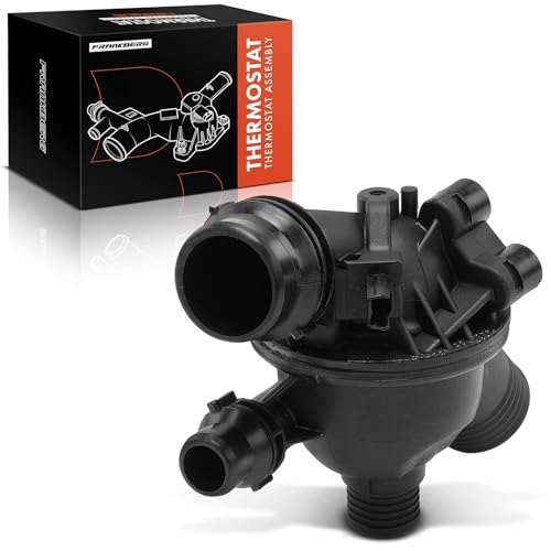 Frankberg Engine Coolant thermostat Housing 102°C Compatible with 3 Series E93 318i 320i 2.0L 2006-2013 5 Series E60 520i 2.0L 2006-2010 1 Series E82 120i 2.0L 2007-2013 Replace# 11538671515