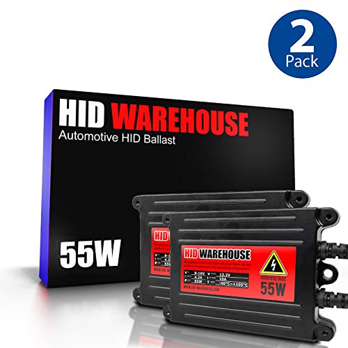 HID-Warehouseรยฎ AC 55W HID Xenon Premium Slim Ballast (Pair - 2 PCS) - 2 Year Warranty HID-Warehouseรยฎ AC 55W HID Xenon Premium Slim Ballast (Pair - 2 PCS) - 2 Year Warranty