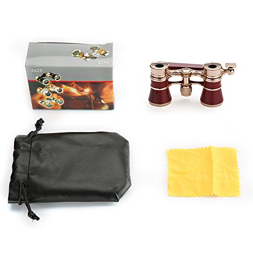 image for AiScrofa Opera Glasses Binoculars 3X25,Mini Binocular Compact Lightwei