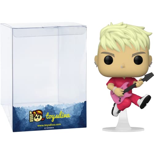 Machine G U N Kelly: P O P ! Rocks Vinyl Figurine Bundle With 1 Compatible 'Toysdiva' Graphic Protector (255-59567 - B)