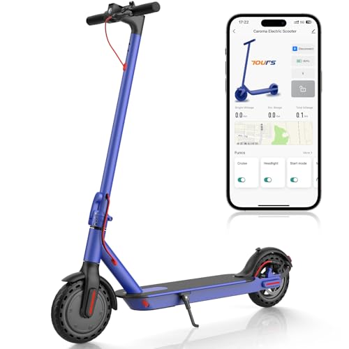 Caroma Electric Scooter 350W, 18 Mi Range, 20 MPH, Folding
