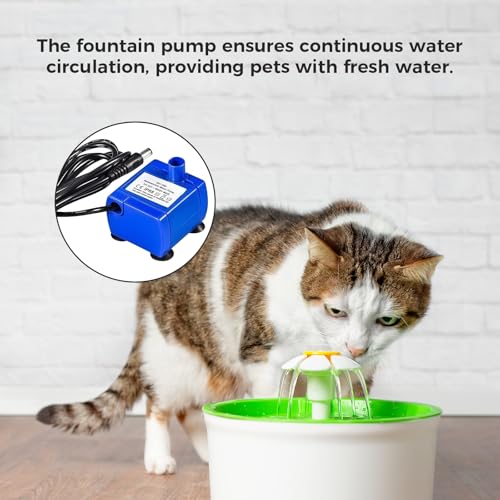 Bomba para fuente de agua para gatos y mascotas miniatura 7