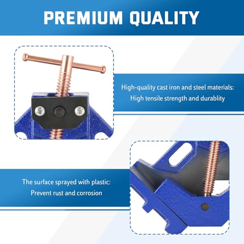 Collier de serrage d'angle auto-centrage pour fixer à 90° - 4