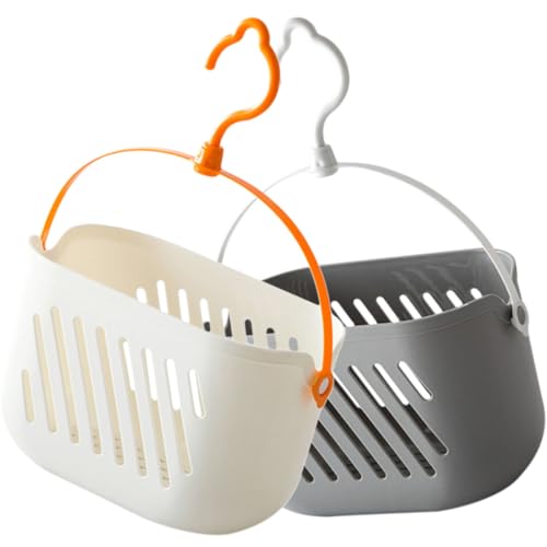 Cestas colgantes CRAFTHROU de plástico resistente para cocina y baño 2