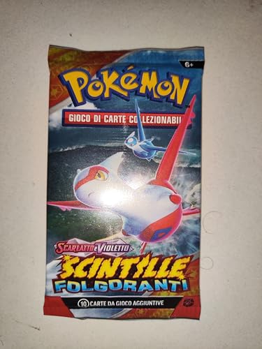 Pokémon, Scintille Folgoranti, Bustina Singola Da 10 Carte, Edizione Italiana, Rara Espansione