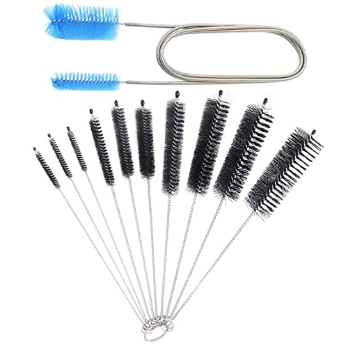 11 Pezzi Nylon Tube Spazzola di Pulizia Set