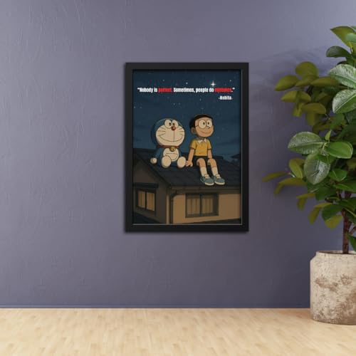 Generic GOAT VILLA Doraemon Nobita Poster 12x9 Inch - Image 7