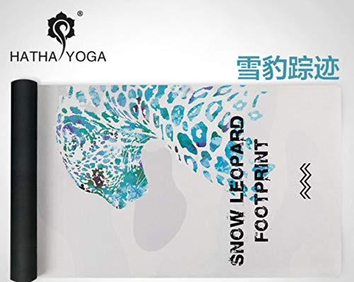 SENDALING natural rubber yoga mat professional non-slip high temperature sweat-absorbent Yoga blanket lengthened fitness mat,Beige