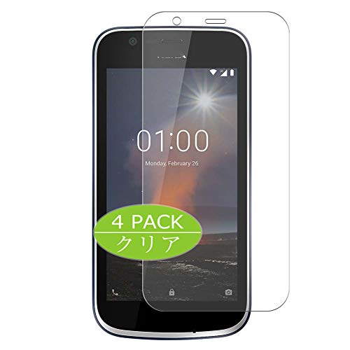 VacFun 4 Piezas Protector de Pantalla, compatible con Nokia 1, Screen Protector Película Protectora (Not Cristal Templado) NuevaVersión