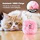 Vonsera Katzenbälle Interaktives Katzenspielzeug Ball, interaktiver Spielball mit Sound Plüsch Balle, Katzenball Lebensechte Tiergeräusche für Indoor Katze Puppy