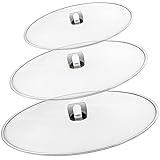 [Größe] Spritzschutz Pfannen hat drei verschiedene Größen, klein, mittel und groß, Durchmesser 25/29/33 cm, die Ihren Ansprüchen an unterschiedliche Größen am besten gerecht werden.