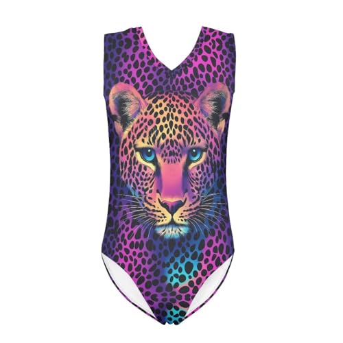 Image of Girls Bathing Suit Size 3-14 Swimsuits for Girls One-Piece Swimwear Summer V-Neck Sleeveless