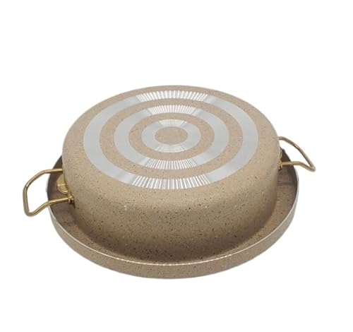 Maqluba (Makloubah) Aluminum Non-Stick Granit Coated Pot (34cm) طنجرة المقلوبه