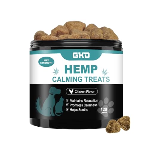 Hemp Calming Chews for Dogs - Anxiety Relief Treats 100% Golden R...