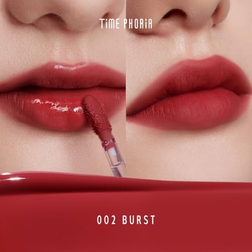 Image of Altera Blurring Tint Lip Stain 002 Burst, True Red Glossy to Soft Matte Finish, Blur Lip Lines, Weightless No-Sticky Airy Velvet Texture, Vibrant Hydrating Long-Lasting Lip Makeup