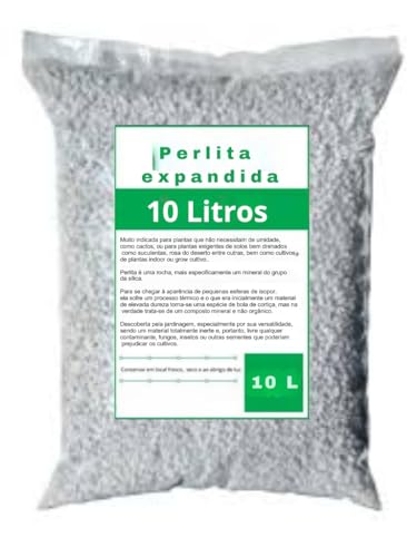 Perlita Expandida para Substrato de Suculentas Cactos Rosa do Des...