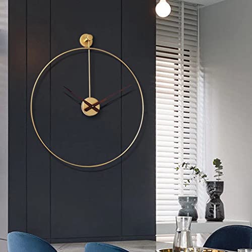 Horloge murale pour bureau moderne grand format vintage silencieuse