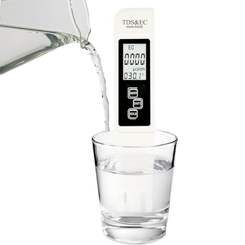 2025 All-New 4 in 1 Tds Meter Digital Water Tester - Accurate and Reliable TDS EC & Temp(°C,°F) Meter - 0-9999ppm - Professional Testing for Drinking Water, RO/DI System, Aquariums etc
