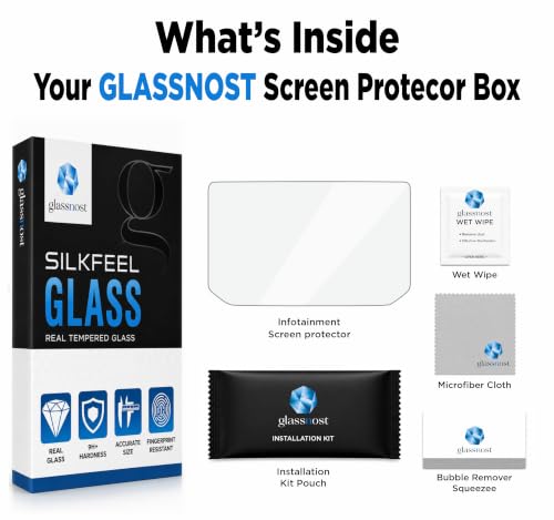 Image of [2 PACK] TEMPERED GLASS For Hero Vida VX2 Plus Top Model || 4.3-inch Color TFT Display Protector || Anti Scratch | Smudge & Water Resistant | 9H Hardness | Bubble Free Installation || VX 2 Digital Instrument Console Full Screen Guard Protective Accessory [REAL GLASS. NOT PLASTIC]