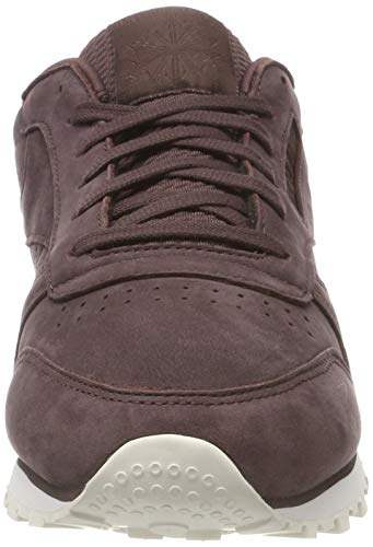 Image of Reebok Women's Classic Leathers Gymnastics Shoes, Grey Enh Lush Earth Chalk Enh Lush Earth Chalk, 8