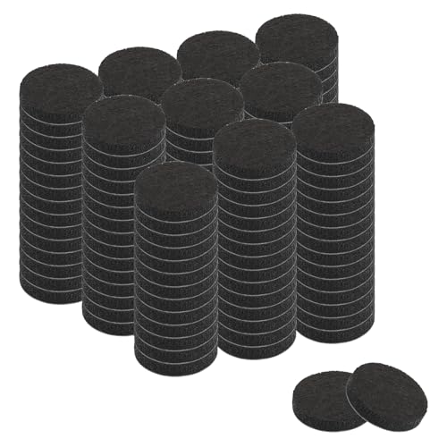 uxcell Furniture Pads 1.25" Round Self Adhesivefor Floor Protectors 150Pcs