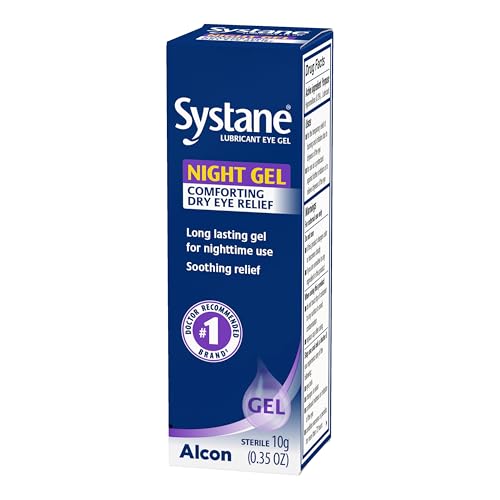 Systane Lubricant Eye Gel, Nighttime, 0.35-Ounces (package may vary)