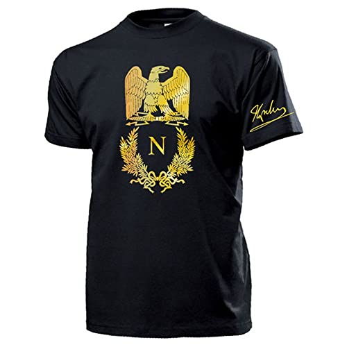 T-shirt Napoléon Bonaparte Aigle Gold pour exprimer votre passion pour l'histoire