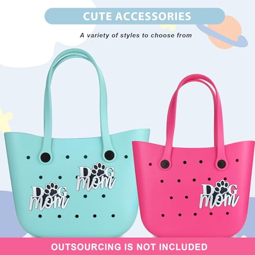 Image of Lckaey Rubber Beach Bag Accessories-PVC Rubber Totes organizer Sport Charms- for Purse Bogg Inserts