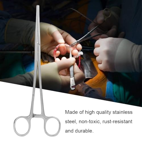 SinChic Hämostatische Pinzette,Edelstahl Hemostat Hund Katze Haustier Schere Haustier Puller Pinzette für Haustier Grooming Hund Ohr Haar Puller Locking Forceps