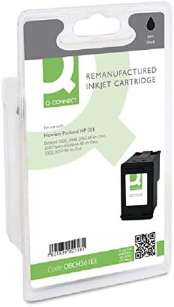 Q-Connect HP 301 Remanufactured Black Inkjet Cartridge CH561EE