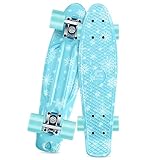 skateboard electrico amazon Tamaño Compacto: La tabla skateboarding de 22"x6" / 56x12,5cm cabe fácilmente en su equipaje o mochila, conveniente para llevar a donde quiera. Pesa solo 1,63kg para que los niños sean fáciles de transportar y controlar.