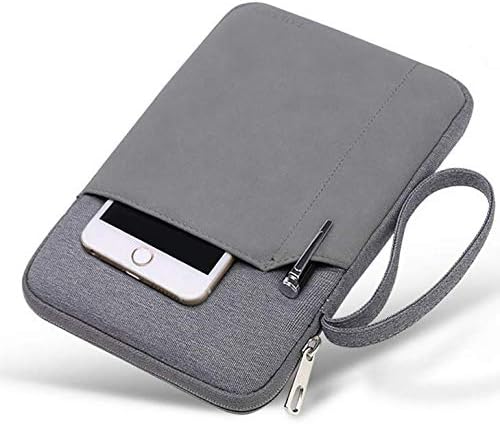 Extra Pocket Canvas Protective Tablet Sleeve Cover Case for Chuwi Hi9 Pro 8.4 / Huawei MediaPad M5 8.4 / Alldocube X1 8.4 / iPad 9.7 / Jumper EZpad Mini 4S 8.3 / Chuwi Hi9 8.4 Tablet