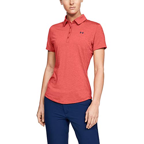 Under Armour Zinger Polo Maniche Corte, Donna, Rosa, XL