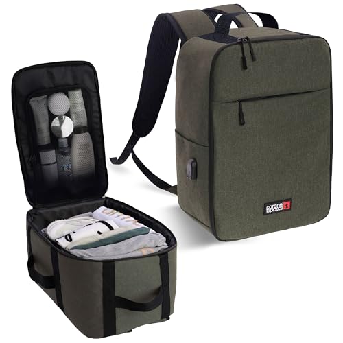 Coronel Tapioca - Mochila viaje cabina avion 40x20x25 - Mochila ryanair 40x20x25 - Mochila cabina de viaje - Adaptada para cualquier viaje y aerolínea