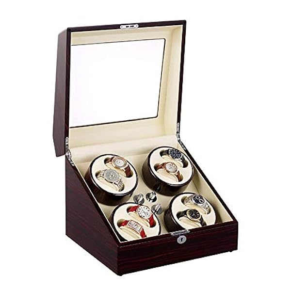 Klocklåda, rymmer 8 klockor, ultratyst antimagnetisk motor, mekanisk klocka, automatisk vibrerande skärm, mjukt och elastiskt bord P