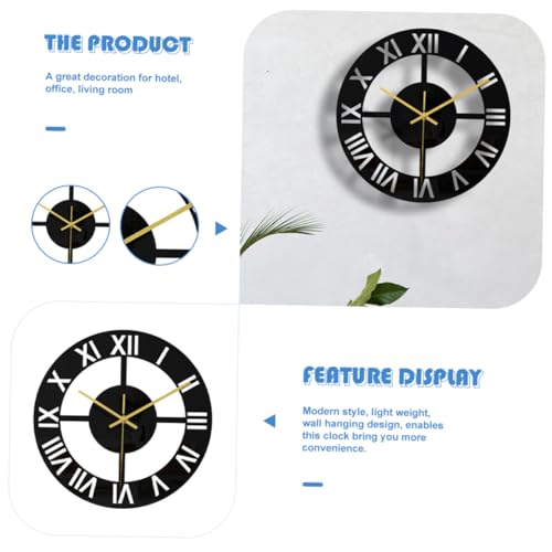Horloge créative Zerodeko pour redonner vie aux murs vides du salon - 7