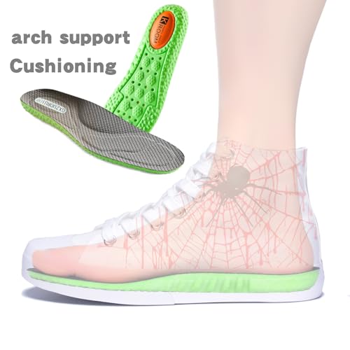 Men Canvas High Top Spider Web Sneakers Black Classic Lace up Shoes for Women Street Casual Tennis Shoes4