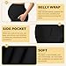 CUXFLS Women's Maternity Leggings Over The Belly Pregnancy with Pockets Yoga Pants Active Wear Tights Pants Workout - XXL