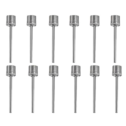 Ball Pump Needles 12 Pcs Air Pump Needles Ball Pump Inflation Needle Inflating Pump Needle for Basketball Soccer Rugby Volleyball Etc
