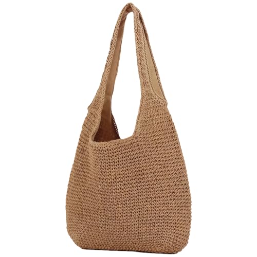 Imagen de Yamobi Bolso Playero de Malla Tejido a Crochet para Mujer