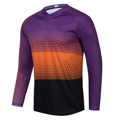 Herren Motocross Jersey Langarm Motocross Shirt Male Mountain Dirt Bike Jersey Downhill Racing Reitbekleidung Tops