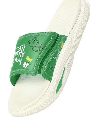 Image of Puma, Men, SoftrideProSlide SuperPumaV1, Grassy Green-Warm White, Slide