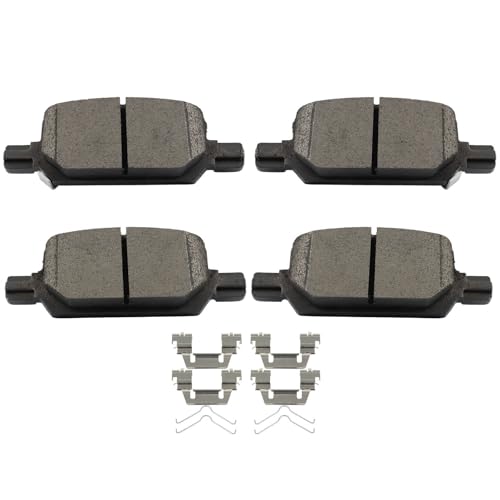 Image of cciyu D2370 Brake Pads w /Hardware Rear Disc Brake Pad Set