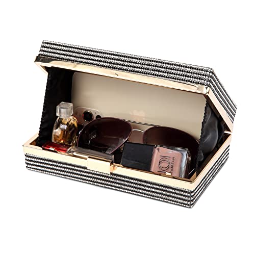 Image of Women Retro Crossbody Bag Rhinestone Fun Unique Evening Clutch Purses for Women