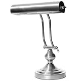 Boston Harbor ATB-8004 Piano Desk Lamp, Satin Nickel by Boston Harbor