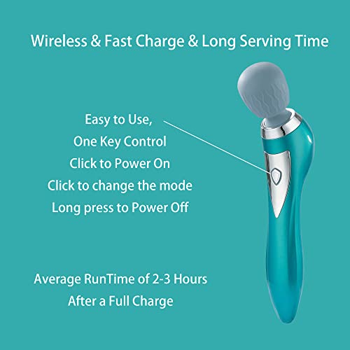 Handheld Personal Massager, Personal Tension Relief, Portable Rechargeable Body Massager, Cordless Wand Massager For Women, Men Full Body Relax, Vibration Massager Hand Held #TOP3