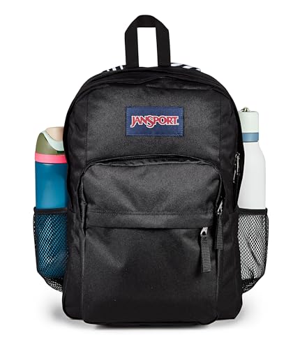 Image of JanSport Big Plans Backpack, Surreal Swirlies Con Black /Black /White /Black