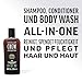 American Crew Shampoo, Conditioner & Body Wash for Men, 3-in-1, Gift for Men, Tea Tree Scent, 15.2 Fl Oz