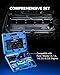 Orion Motor Tech Engine Timing Tool Set, 24 Piece Engine Camshaft Alignment Timing Tool Kit Compatible with Ford Mazda 1.4 1.6 1.7 1.8 2.0 2.3 L, Camshaft Holding Crankshaft Alignment Tool with Case